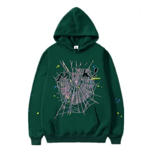 Sp5der P*nk Hoodie 'Green'