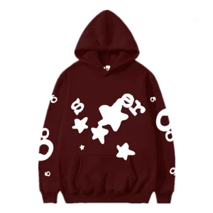 Sp5der Hoodie - Maroon