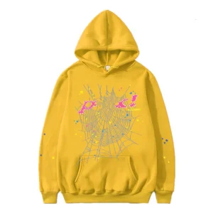 Sp5der Hoodie – Mustard yellow