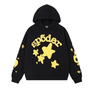 Sp5der Lemon Hoodie ‘Black’