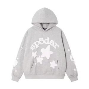 Sp5der Hoodie – Light Gray