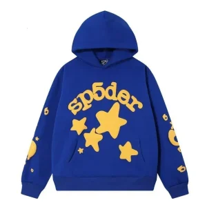 Sp5der Lemon Hoodie 'Blue'