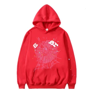 Sp5der P*nk Hoodie 'Red'
