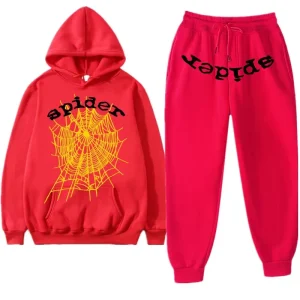 Sp5der Tracksuit – Royal Red