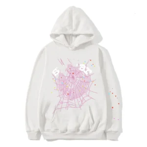 Sp5der P*nk Hoodie 'Off White'