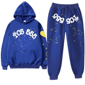 Sp5der Tracksuit – Royal Blue