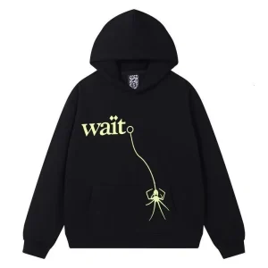 Sp5der Hoodie - Drak Black