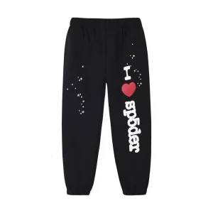 Sp5der Souvenir SP5 Sweatpants Black