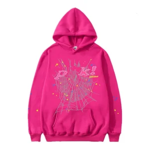 Sp5der Hoodie - Shocking Pink
