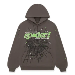 Sp5der OG Web V2 Rhinestone Zip-Up Hoodie